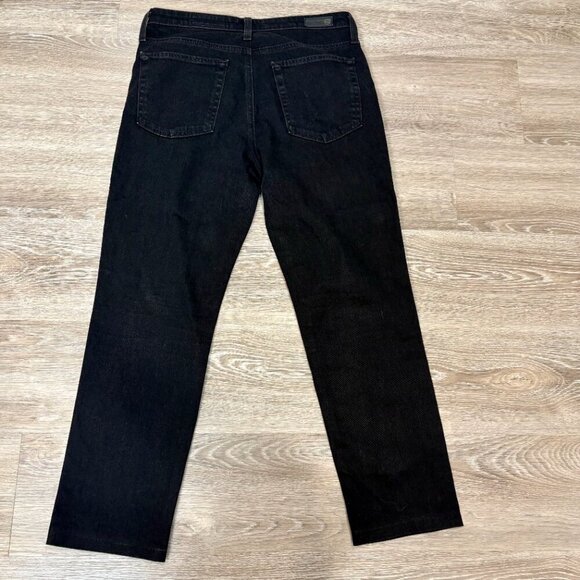 AG Adriano Goldschmied The Isabelle high-rise straight crop black size 30 - Picture 3 of 12